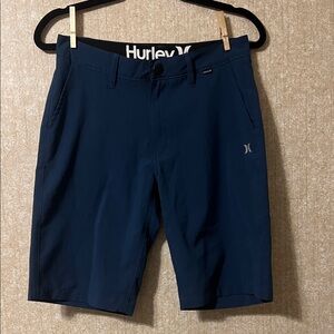 Hurley Men's Deep Blue Athletic Shorts